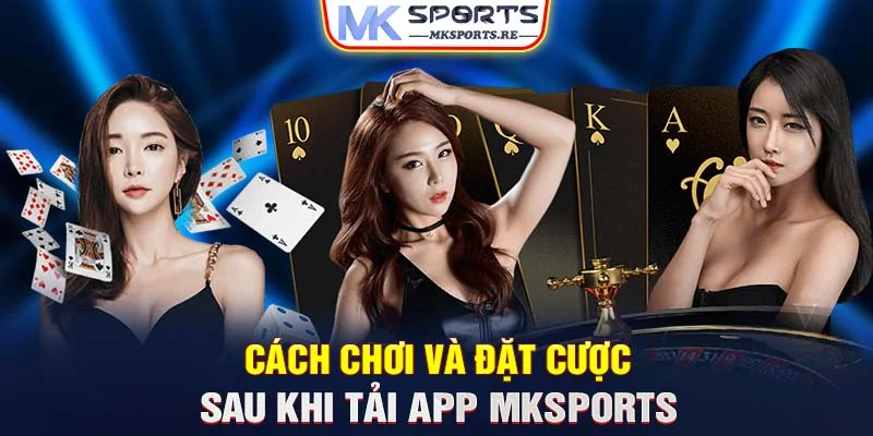 Cách chơi và đặt cược sau khi tải app MKSports